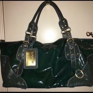 Over sized Roxbury Patent Leather Sachel Purse